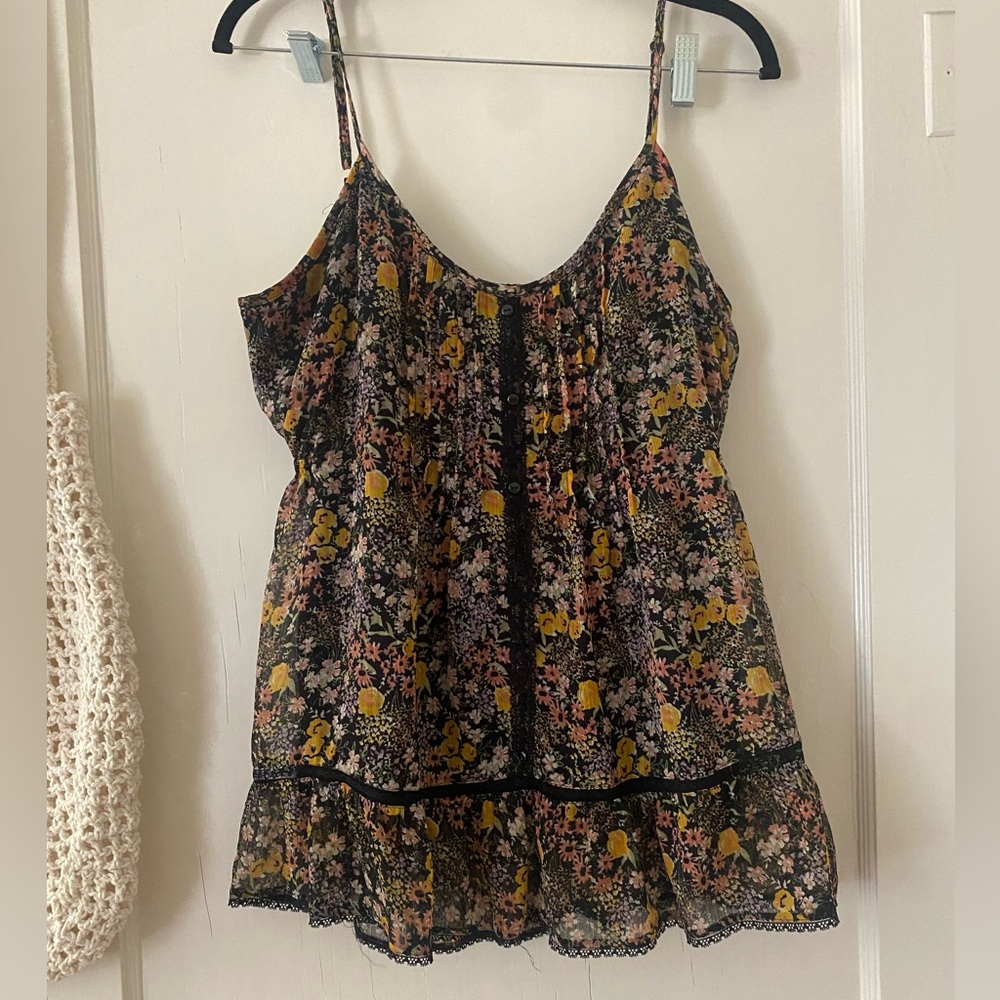 Cute Lace Summery Tank Top - XL